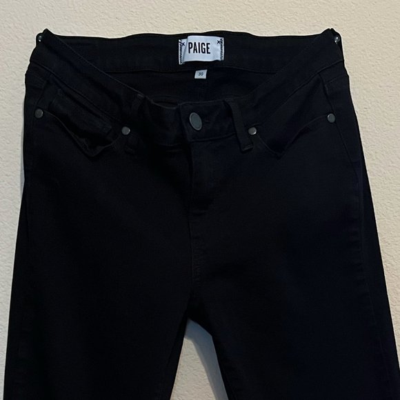 Paige Verdugo Ultra Skinny Jeans - Black - Picture 2 of 5